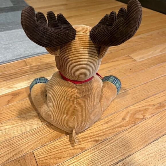 Pottery Barn Kids Corduroy Reindeer Plush Stuffed Animal Holiday Deer - Picture 4 of 6